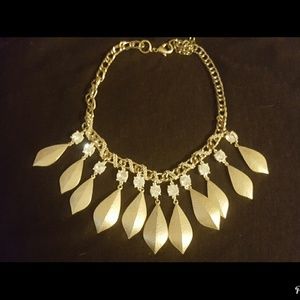 Women's Gold Petal Necklace